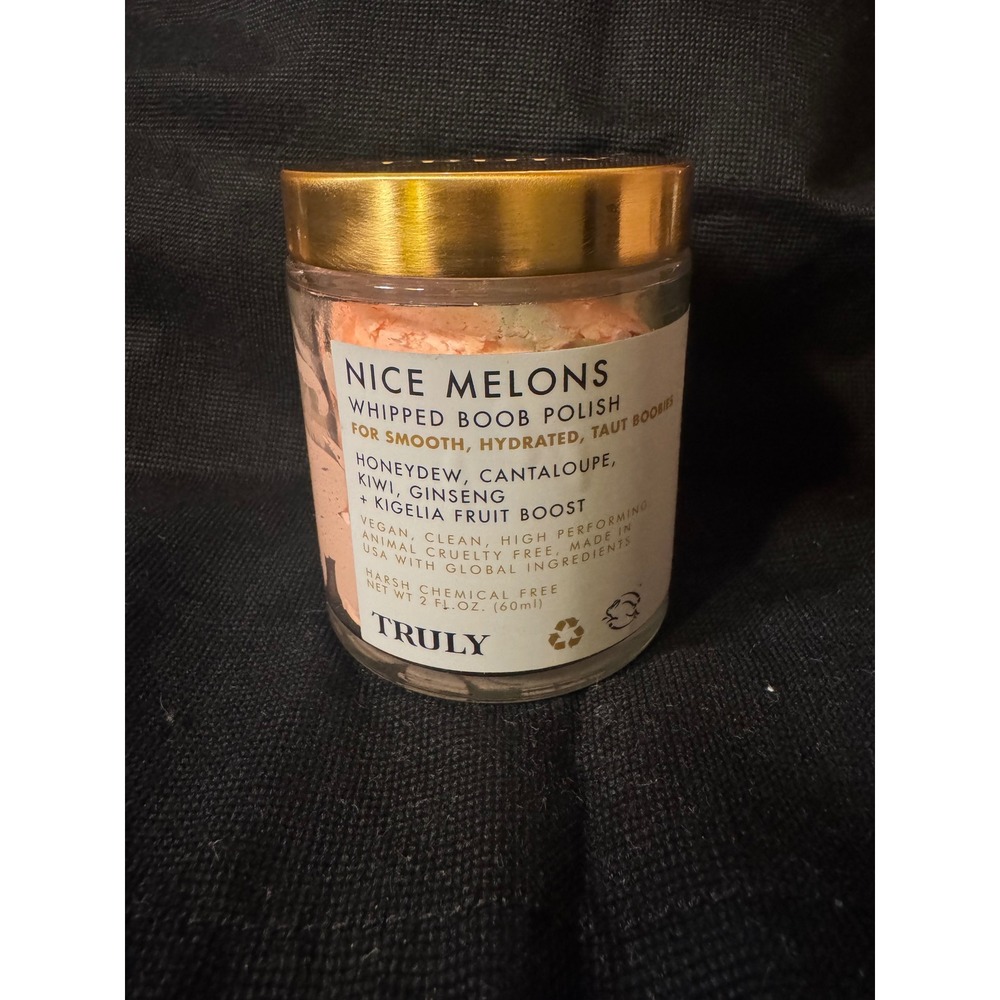 Truly Beauty Nice Melons Whipped Boob Polish 2oz Honeydew Cantaloupe Kiwi Ginsen